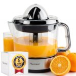 Bestron ACJ350Z elektrische citruspers, 0,7 L, 40W, zwart